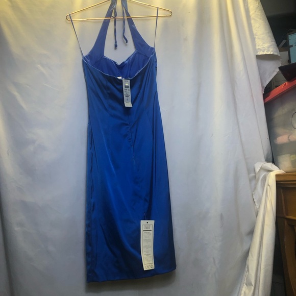 NWT Cache Blue Halter Dress 10 - Picture 2 of 13